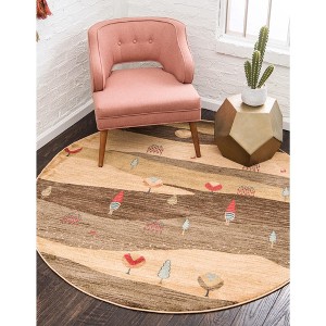 Unique Loom    Fars Milan Area Rug - 1 of 4