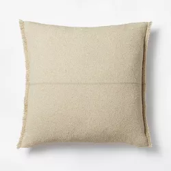 Threshold Woven Plaid Oversized Lumbar Throw Pillow Gold 