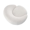 NicBex 360 Degrees Swivel Armchair, Accent Chair with Breathable Cotton Linen Fabric, Ergonomic Comfy Chair for living Room & Bedroom - 4 of 4
