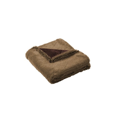 50x60 Ruched Faux Fur Throw Blanket - Madison Park : Target