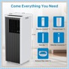 8000 BTU Portable Air Conditioner, 3-in-1 AC with Dehumidifier & Fan, for Rooms up to 350 Sq.Ft, with Remote & Window Kit - 2 of 4
