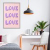 Stupell Industries Love Bubble Lettering Framed Giclee Art - 3 of 4