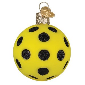 Old World Christmas Blown Glass Ornament for Christmas Tree, Pickleball - 1 of 4