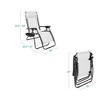 Best Choice Products Set of 2 Zero Gravity Lounge Chair Recliners for Patio, Pool w/ Cup Holder Tray - 2 of 4