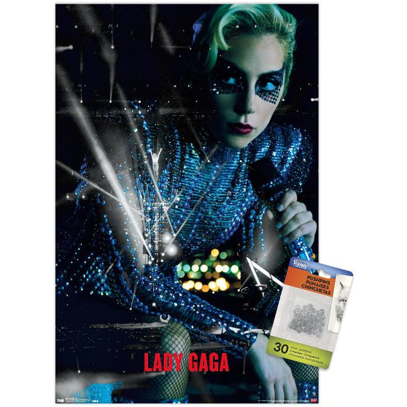Trends International Lady Gaga - Live Unframed Wall Poster Prints, 1 of 7