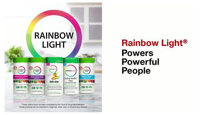 Rainbow Light Mens One Multivitamin Tablets - 90ct, 2 of 9, play video