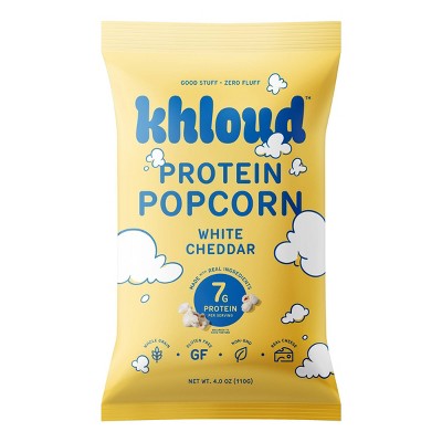 Khloud White Cheddar Protein Popcorn - 4oz