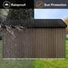 NicBex 10ft�12ft Outdoor Storage Sheds Metal Garden Sheds for Garden Tools, Bikes, Durable and Weather-Resistant - image 4 of 4