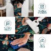 Area Rug Washable Bohemian Bird Floral Bedroom Low-Pile Soft Playroom Carpet, Jungle Pattern Vintage Indoor Floor Rug for Living Room and Nursery - 4 of 4