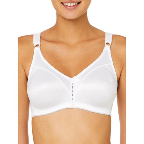 Bali Double Support Wirefree Bra, White, 36B at  Women's