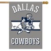 Briarwood Lane Retro Dallas Cowboys House Flag NFL Licensed Double-Sided 28"x40" - 2 of 3