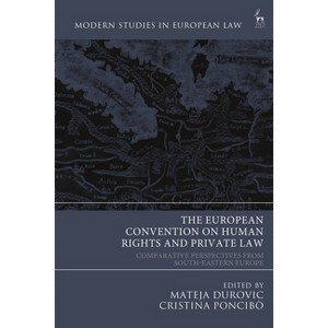 The European Convention on Human Rights and Private Law - (Modern Studies in European Law) by  Mateja Durovic & Cristina Poncibò (Hardcover) - 1 of 1