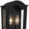 Minka Lavery Industrial Outdoor Wall Light Fixture Sand Coal 2-Light 11" Clear Glass Shade for Post Exterior Deck Porch Yard Patio - 4 of 4