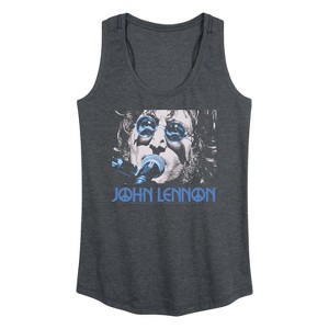 Women's - John Lennon - Jl Close Up Graphic Racerback Tank - 1 of 4
