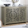 Galano 3-Door Sideboard with Decorative Cutout Doors 44.3" W × 15.7" D × 30" H - 3 of 4