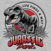 Women's Jurassic Park T. Rex Life Finds a Way T-Shirt - 2 of 3