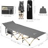 Sportneer Camping Cot: 1200D Double Layer Oxford Foldable Camping Cots for Adults - 3 of 4