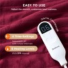Bedsure Heated Blanket - Fast Heating Electric Blanket Soft Flannel Heated Throw Warm Gifts for Family - 3 of 4