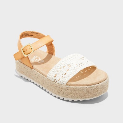 Kids' Lindsey Platform Espadrille Sandals - art class™