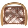 Munro Leather Woven Accent Chair - ACH1005 - Safavieh - 4 of 4
