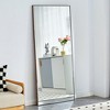 PAGED 71"x31.4" Rectangle Full Length Mirror,4th Generation Leaning Floor Full Body Mirror with Solid Wood Frame,Suitable for Bedroom,Cloakroom - 2 of 4