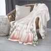 Lomsoe Christmas Pine Tree White Winter Couch Throw Blanket Flannel Soft Blanket for Living Room Bed Sofa Travel Office Camping. - 3 of 4