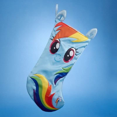 Kurt S. Adler 19" Multi-Colored "My Little Pony" Rainbow Dash Decorative Christmas Stockings