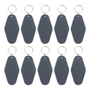 Unique Bargains Blank Vintage Motel Keychain for DIY Ornament Luggage Labels - 1 of 4