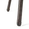 PAGED Wicker Outdoor Dining Table Stylish Patio Table with Tapered Legs for Patio, Deck, Poolside - 4 of 4