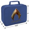 Justice League Aquaman Logo Insulated Soft Sided Lunch Box - 2 of 4