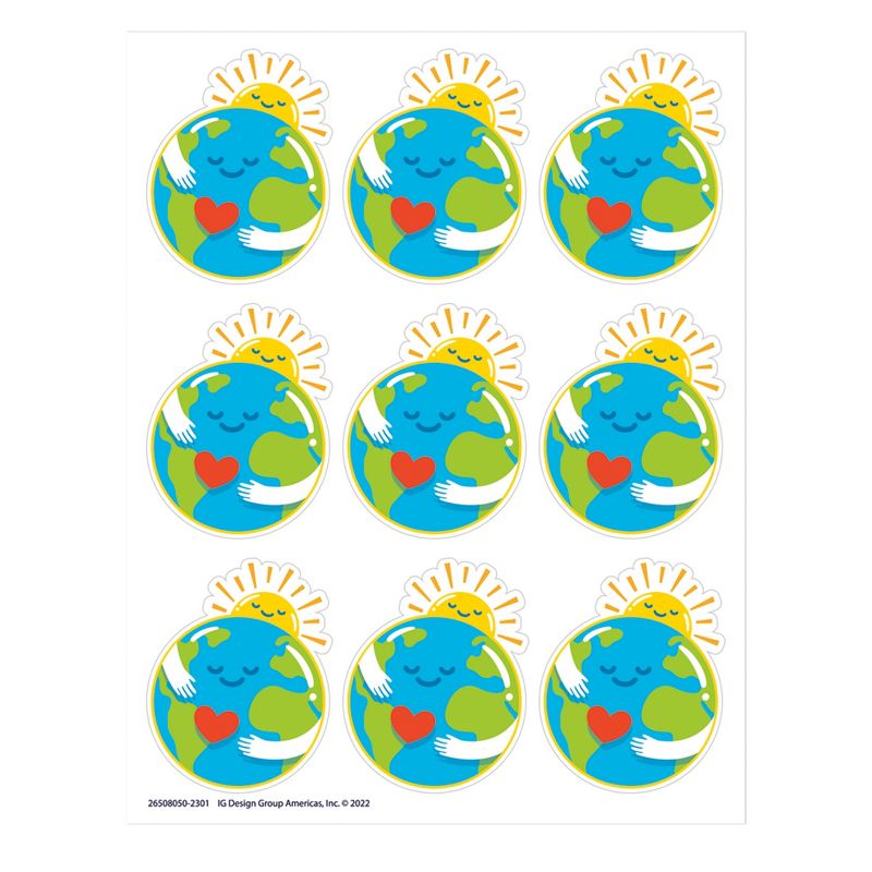 Eureka® Earth Giant Stickers, 36 Per Pack, 12 Packs, 1 of 5