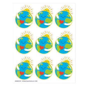 Eureka® Earth Giant Stickers, 36 Per Pack, 12 Packs