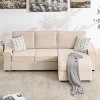Modular Sectional Sofa, U/L-Shaped Couch w/ Removable Cover, Modern Convertible Deep Seat Sofa, Comfy Cloud Sleeper Sofa Couch for Living Room&Office - 2 of 4