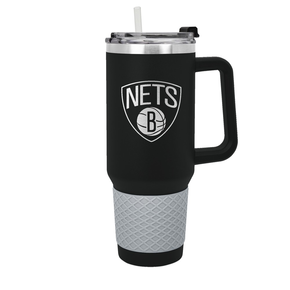 Photos - Glass NBA Brooklyn Nets 40oz Travel Mug