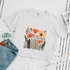 Simply Sage Market Orange Wildflowers Boxy Crop Top - 2 of 4