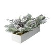 Northlight Frosted Winter Foliage Boxed Christmas Decoration - 19.5" - image 3 of 3