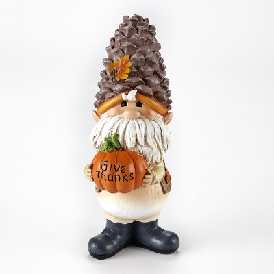 Lakeside Gnorme the Garden Gnome - Decorative Landscaping Accent for Outdoors