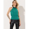 INSPIRE CHIC Women's Night Out Party Sleeveless Sequin Halter Neck Tank Top - 3 of 4