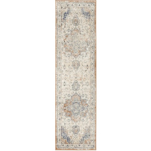 Nourison Essentials Persian Vintage Indoor Outdoor Area Rug Beige Blue ...