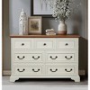 NicBex Farmhouse 7 Drawers Dresser for Bedroom, Chest of Drawers with Roman Column-Style Handle - 2 of 4
