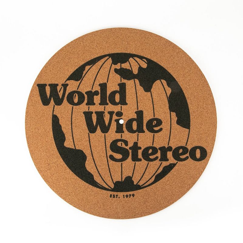 World Wide Stereo 12" Cork Turntable Slipmat - 1979 Special Edition, 1 of 3