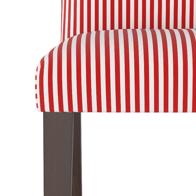 Skyline Furniture Alex Camel Back Dining Chair in Stripe, 6 of 10
