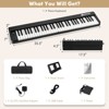 Infans 61 Key Full Size Folding Piano Semi-Weighted Keyboard MIDI Wireless Connection - 2 of 4