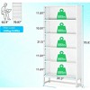 Gulches 0.8" 5-Tier Bookcase, Freestanding Large Storage Shelves Organizer for Study - 2 of 4