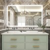 Emma LED Bathroom Mirror Rectangular Dimmable Waterproof Smart Touch Button Makeup Mirror with Lights Vertical & Horizontal-The Pop Home - 2 of 4