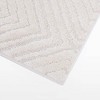 Balta Rugs Jacobson Diamond High-Low Carved Pattern Area Rug Cream - 4 of 4