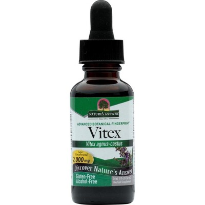 Nature's Answer Chasteberry Vitex Liquid Extract 2000mg, 1 Oz