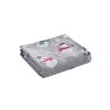 Kate Aurora "Bundled Up" Ultra Soft & Plush Christmas Gray Snowman Accent Throw Blanket - 50" x 60" - 2 of 3