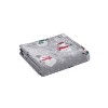 Kate Aurora "Bundled Up" Ultra Soft & Plush Christmas Gray Snowman Accent Throw Blanket - 50" x 60" - image 2 of 3