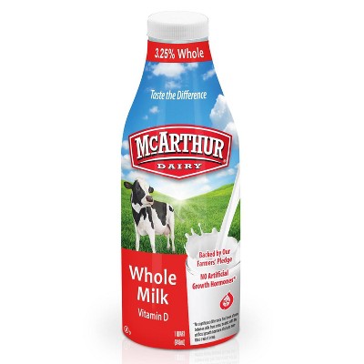 McArthur Vitamin D Whole Milk - 1qt